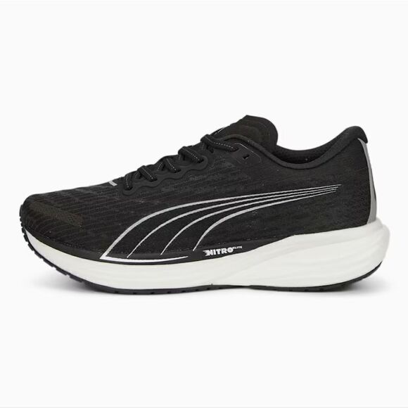 Puma Deviate Nitro 2 Elite Men's Running Shoes Black White 11 PWRPLATE New SE - Picture 1 of 16